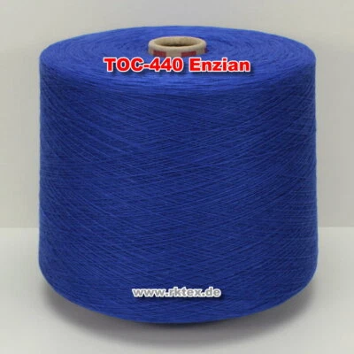 440 Enzian TVU Ocean Nm 30/2 Baumwolle Acryl Strickgarn Häkelgarn Garn Kone