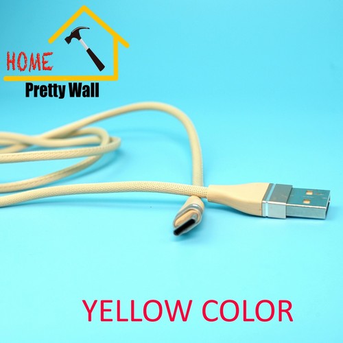 Nylon USB Type C Charger Charging Cable Data For Samsung Huawei Google 1M 3M New - Picture 3 of 5
