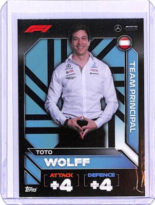 2022 Topps Turbo Attax F1 21 Toto Wolff Mercedes-AMG Petronas