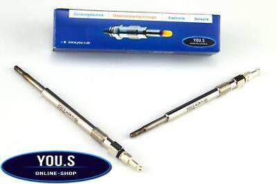 4 x YOU.S original glow plugs for Audi A4 Avant 2.0 TDI 8ED/Quat 125 KW year 04-08