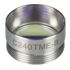 C240TME-B f = 8.0 mm, NA = 0.5, Mounted Geltech Aspheric Lens, AR: 600 - 1050 nm