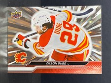 2023-24 Upper Deck Series 1 Outburst Silver Dillon Dube #24