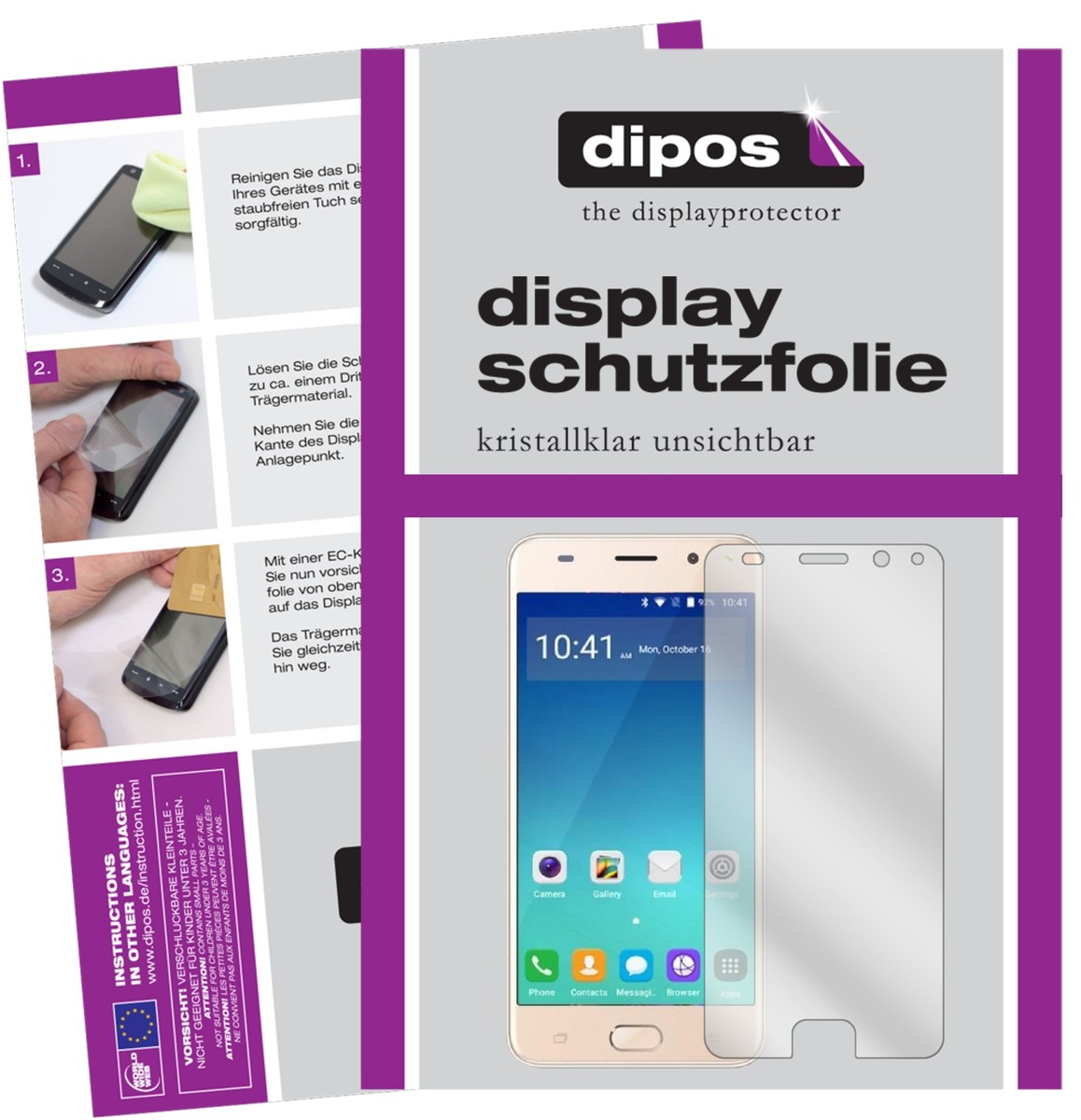dipos I 6X Pellicola Protettiva Compatibile con Samsung Gear Fit 2 PRO Pellicola di Protezione Cristallo