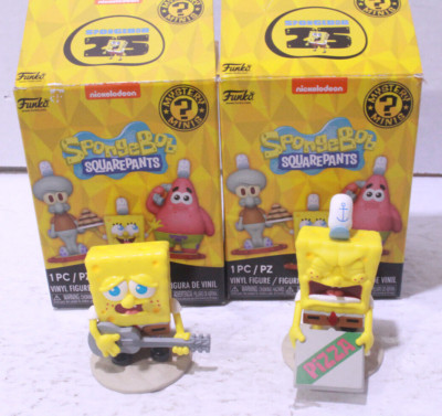 Funko Mystery Minis: Nickelode Spongebob Squarepants- Krusty Krab Pizza & Guitar