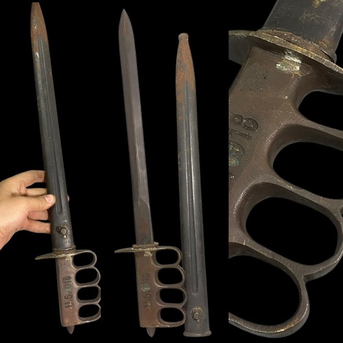 Rare Found Ancient Near East Bronze Sword With Cover - Picture 2 of 7