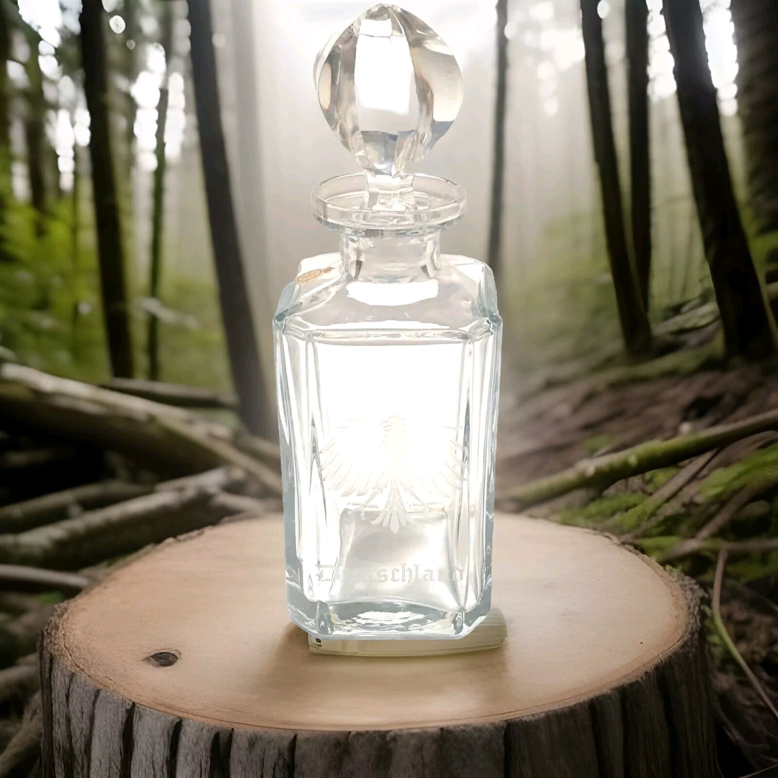 Bleikristall Crystal Glass Whisky Bourbon Decanter with Glass Stopper-image