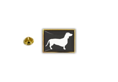 pins pin badge pin's metal with butterfly clip dachshund dog
