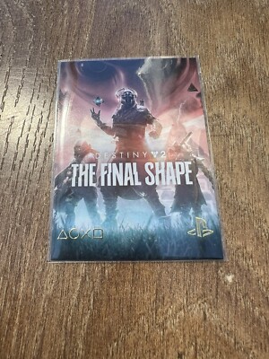 Destiny 2 The Final Shape PlayStation Trading Card Sammlerstück PS Karte