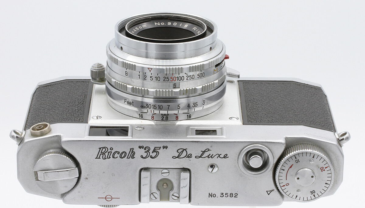 Ricoh 35 De Luxe No. 3582 Tokyo Japan Circa 1956 Lens Riken