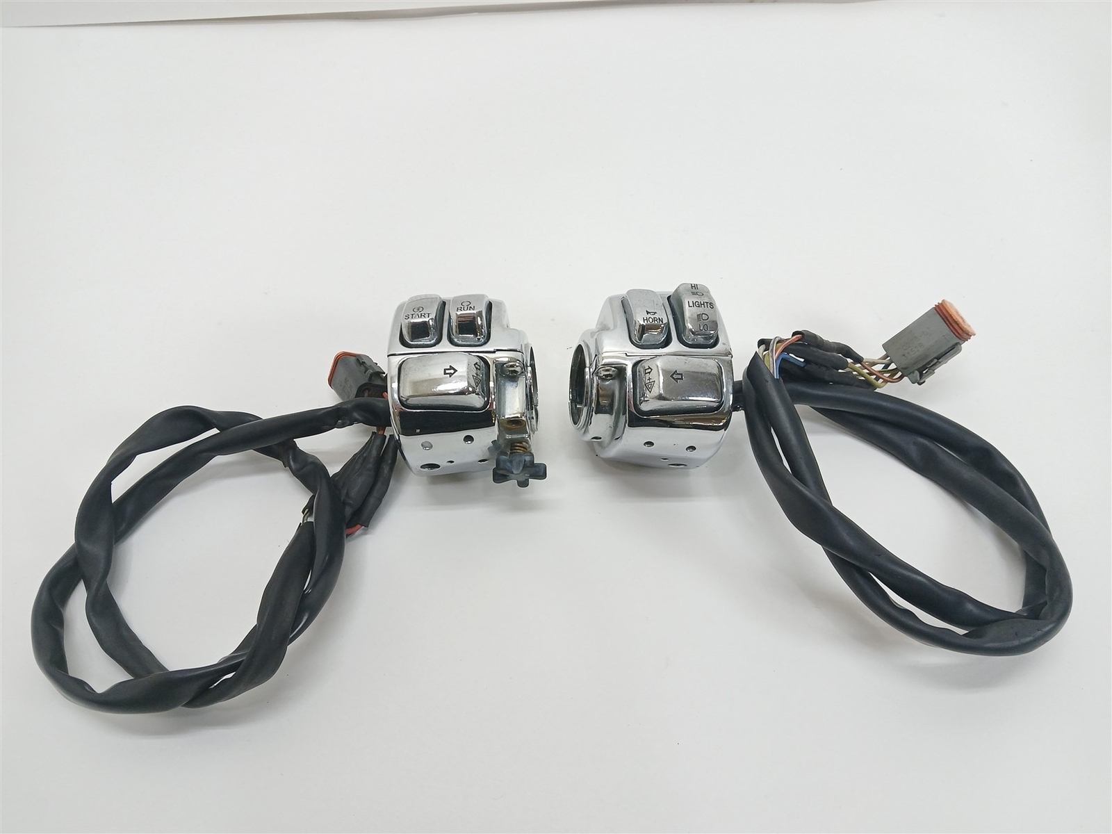 Harley-Davidson 2003 Softail Heritage Control Switches Chrome 34" Wires ...