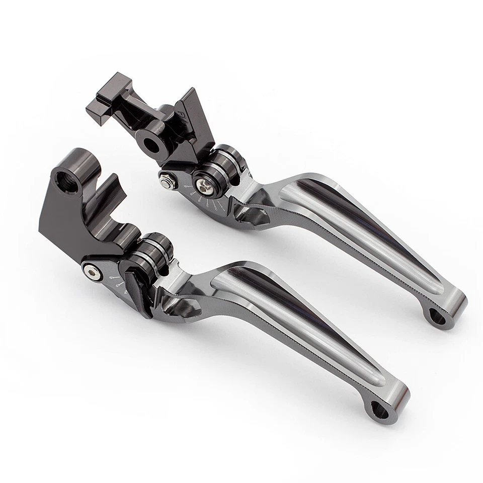 FOR Ducati 748/750SS 1999-2002 3D Short Camber Rhombus Brake Clutch Lever Gray - Imagem 2 de 4