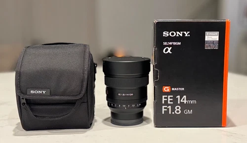 MINT CONDITION WITH BOX! Sony FE 14mm F1.8 GM Full-frame Ultra-wide Lens