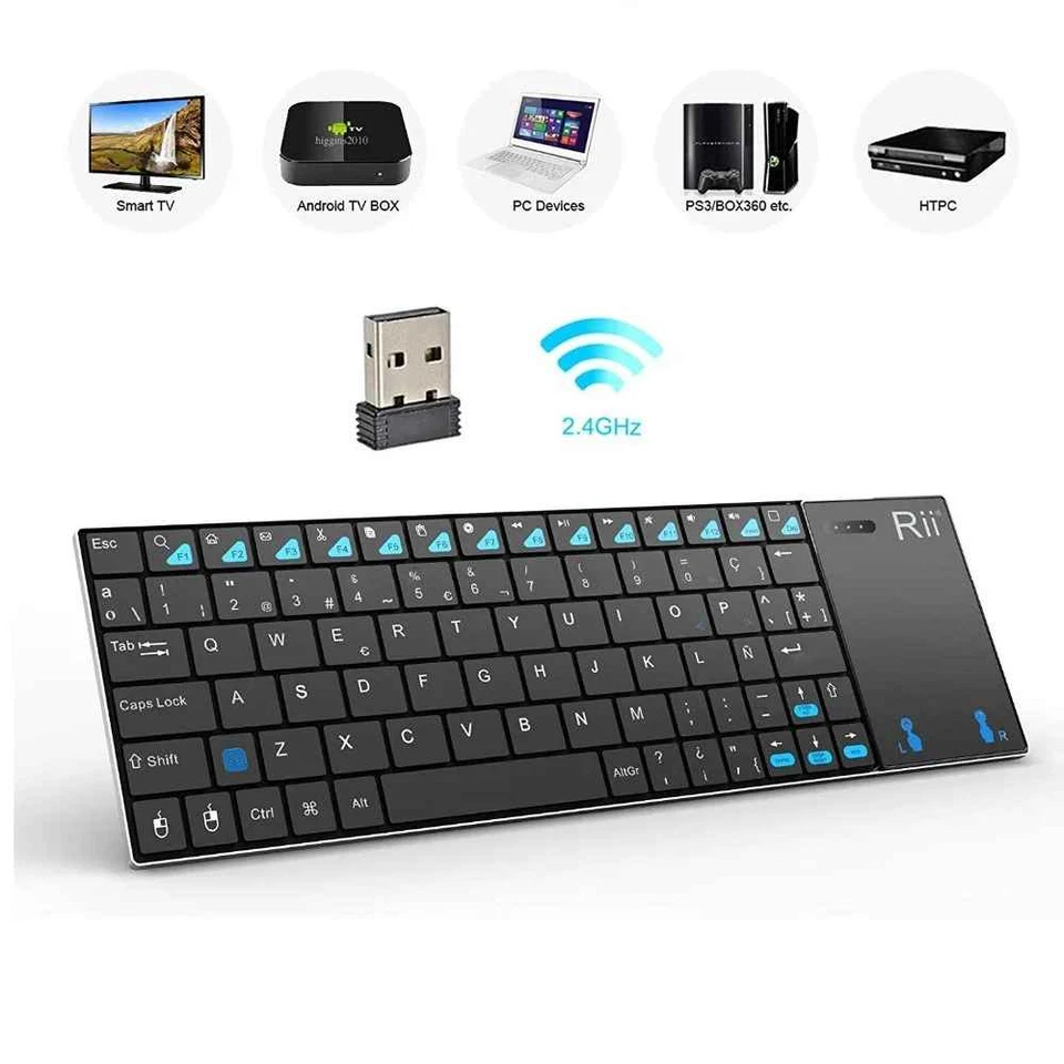 Portable Mini Keyboard with Touchpad Mouse - Ideal for Laptop PC Android TV Box - Image 2 of 4