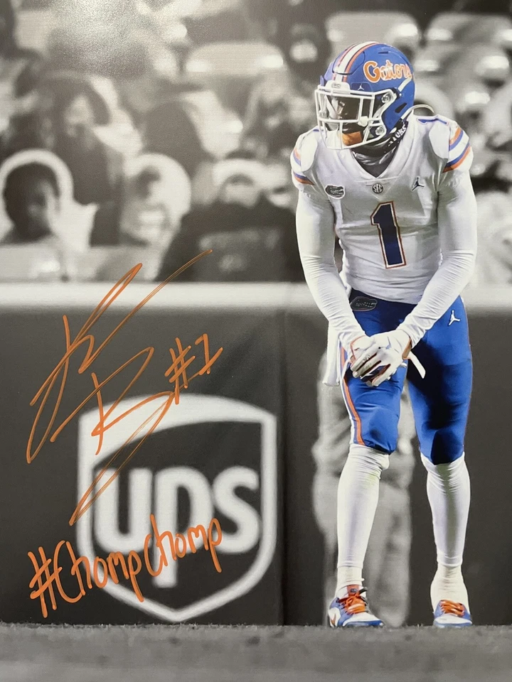 Kadarius Toney & Trevon Grimes Signed Florida Gators 16x20 Photo JSA - Image 2 of 4