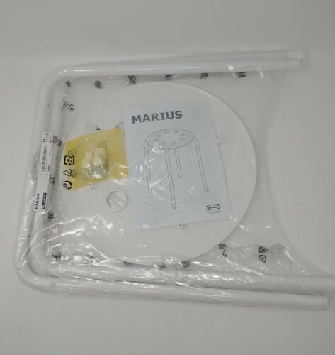 IKEA Marius, Stool Stackable, Kitchen Breakfast Bar Dining Stool 17 3/4x 12 5/8” - Picture 2 of 4