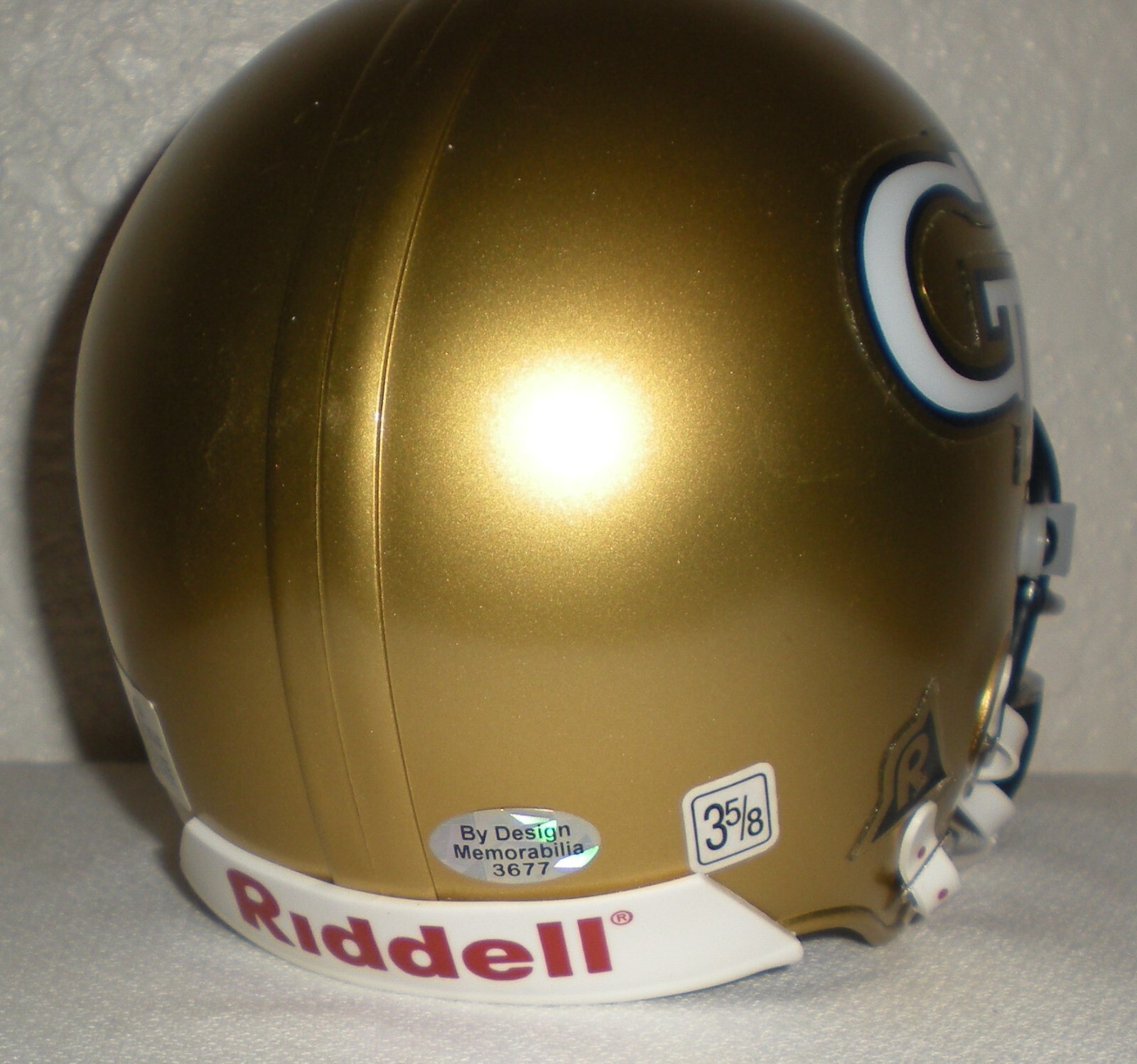 DARREN WALLER - Georgia Tech Yellow Jackets  Autograph Mini Helmet BDS COA #3677