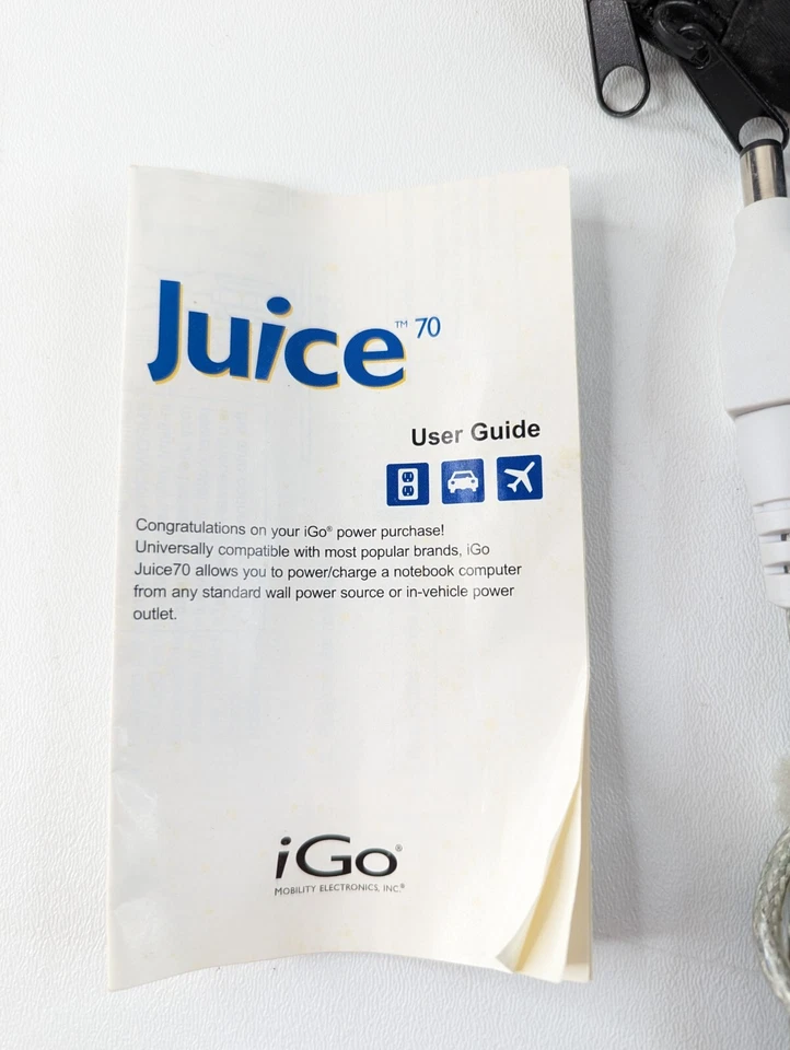 iGO Juice'70 PS0055 70W Universal Laptop Power Adapter Charger w/ Tips - Image 2 of 4