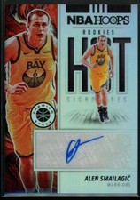 2019-20 Hoops Premium Stock Alen Smailagic Hot Signatures Silver Prizm #HS-ASM