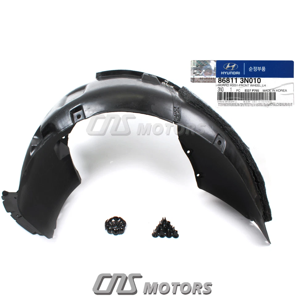 GENUINE Fender Liner FRONT LEFT DRIVER for 11-13 Hyundai Equus 868113N010⭐⭐⭐⭐⭐ Foto 2 de 3