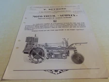 REYMOND MOTORCYCLE WINCH SIMPLEX tilting drum V brochure brochure