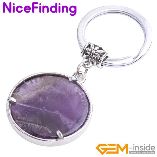 Llaveros de chakra árbol de piedra natural de 2 pulgadas joyería regalo gema - Imagen 74 de 96