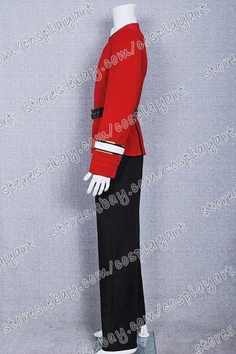 Uniform for Star Trek Cosplay Wrath Of Khan Starfleet Costume With Belt - Picture 9 of 15