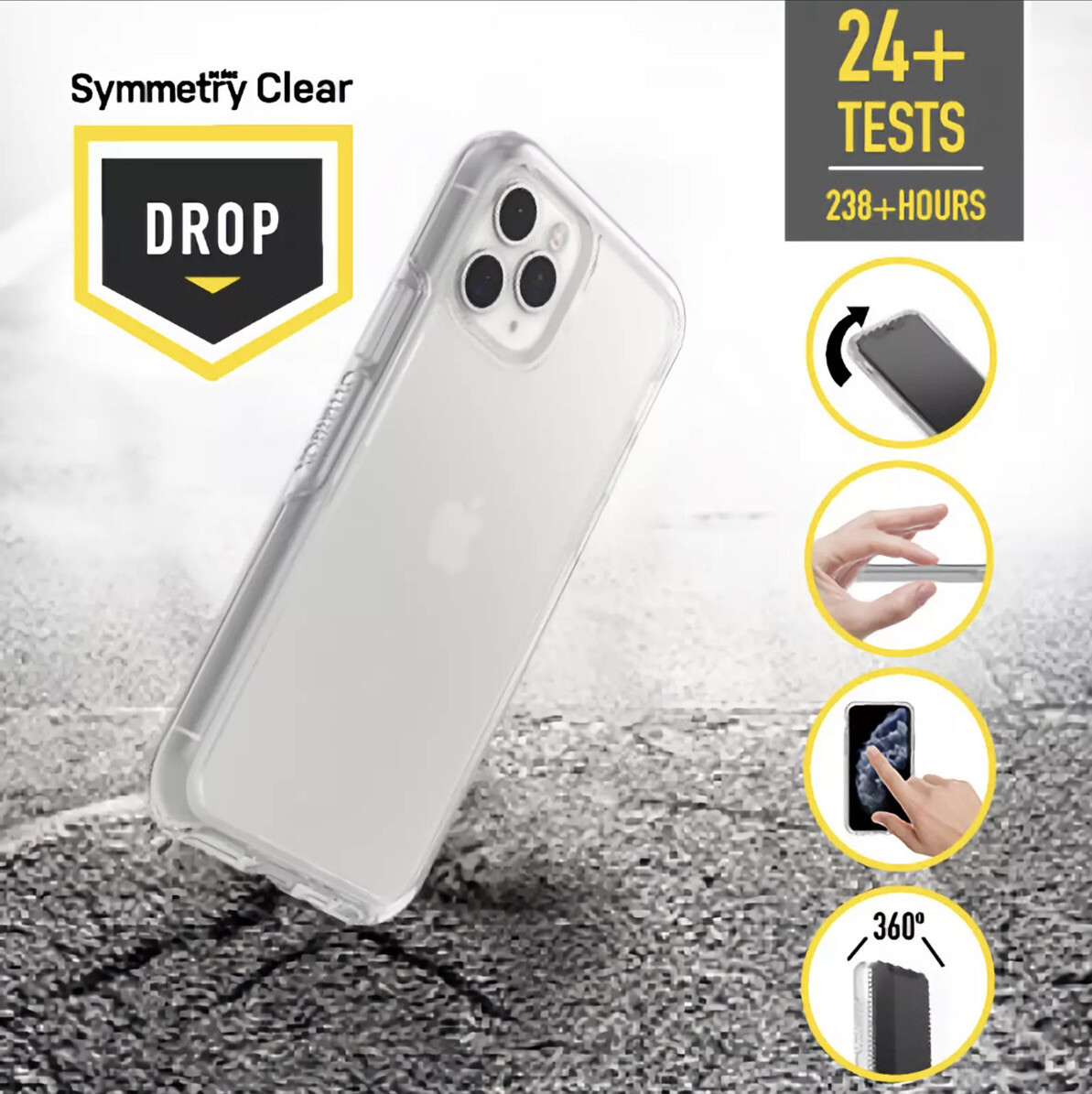Otterbox Symmetry Case Alpha Glass Screen Protector Apple iPhone