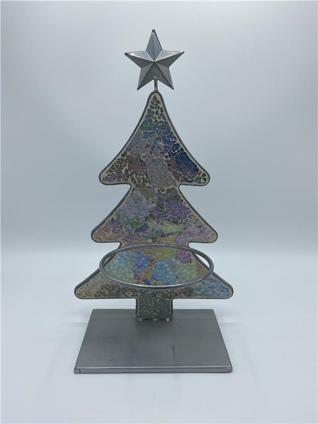 Christmas Tree Candle Holder Glistening