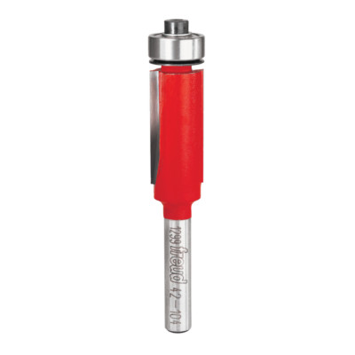 NEW FREUD 42-104 1/2'' CARBIDE DOUBLE FLUTE BEARING FLUSH TRIM ROUTER BIT 