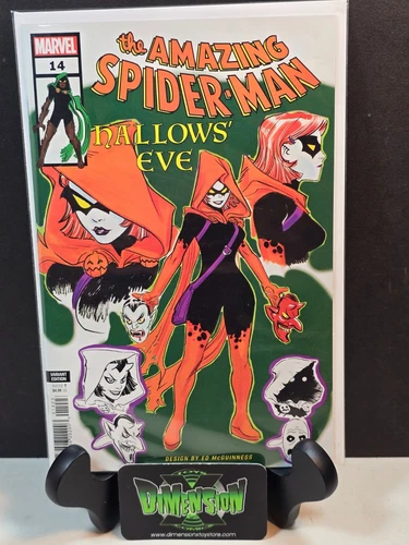 AMAZING SPIDER-MAN #14 HALLOWS' EVE MCGUINNESS VARIANT 2022 NM MARVEL 1ST PRINT