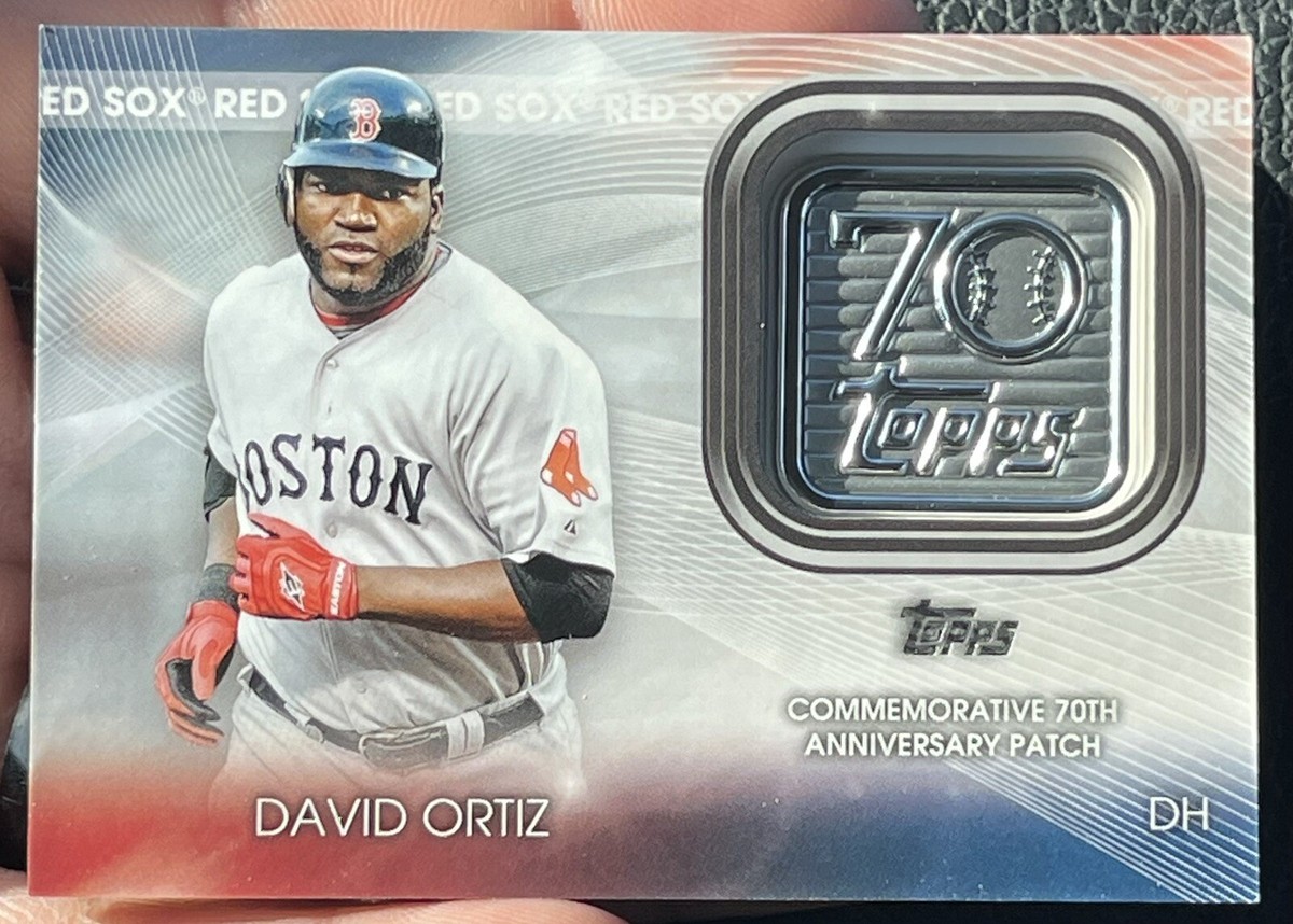 2021 Topps Update DAVID ORTIZ 70th Anniversary Commemorative Patch 