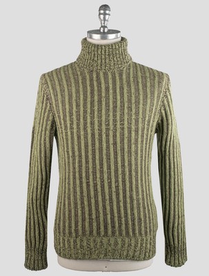 Gran Sasso Green Virgin Wool Sweater Turtleneck GS159 Man