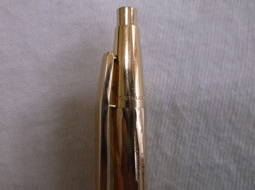 Montblanc Noblesse Gold Plated Ballpoint Pen ( Very Rare Pattern ) - Picture 9 of 12