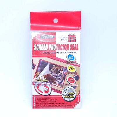 Screen Protector Seal für Nintendo Gameboy Micro   3 Folien, Reinigunstuch   Neu
