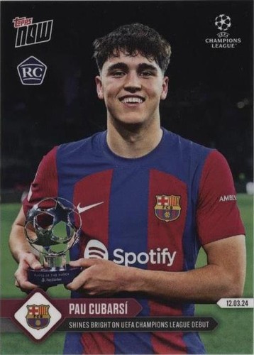 2023-24 Panini Select Barcelona Pau Cubarsi Spain Red SSP Rookie