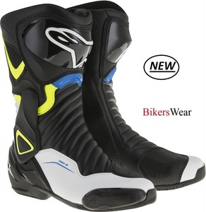 Alpinestars SMX S-MX 6 V2 Azul/negro/Fluo MOTO RACING Y Botas De  Deporte-fue de 190 | eBay