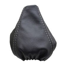 Grau Faden Echtleder Schaltmanschette Schaltsack Für BMW X1 E84 (2009-2015)