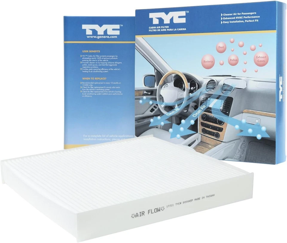 Filtro de ar de cabine CA TYC para Lexus ES330 GX470 RX330 RX350 RX400h - Imagem 3 de 3