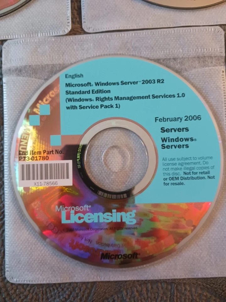'5' Microsoft Licensing Servers/Server Applications Discs - VTG Software 2003/05 - Image 2 of 4