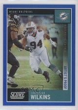 2020 Score Artist's Proof /35 Christian Wilkins #17 wd9