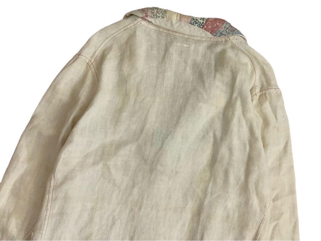 KAPITAL Linen Patchwork Jacket Casual Outerwear L… - image 5