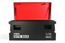 Hilka Tool Chest Site Box Van Vault Security Job Box Steel Lock Toolbox Unit 42"