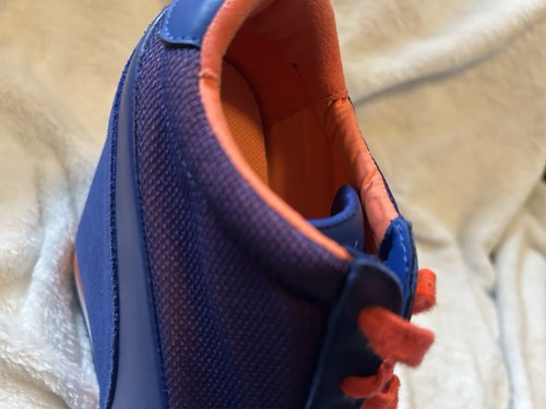 Puma Madeira Blue Orange Platform Wedge Lace Up Sneaker Size 6 Woman’s - Picture 6 of 13