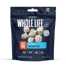 Whole Life Cat Just Turkey Freeze Dried Cat Treats - Human High Protein Food,...