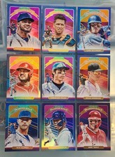2020 Panini Donruss Diamond Kings 1-30 Complete Set. Lot 30, 24 of Them Are Holo