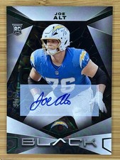 RC #/15 EMERALD 🔥 2024 Panini Black Joe Alt Rookie Auto - LA Chargers Rookie