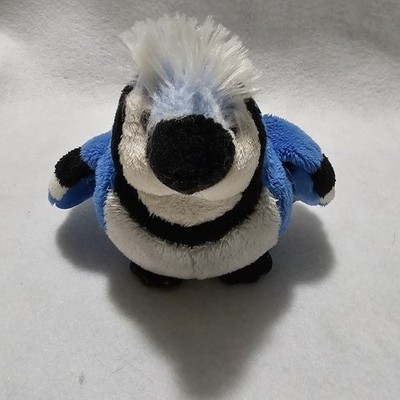 Ganz Adoptable Webkinz Lil Kinz Blue Jay Bird Plush HS504 No Code 