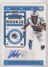 2019 Panini Contenders Rookie Ticket Variation Elijah Holyfield #164 Auto 3c4