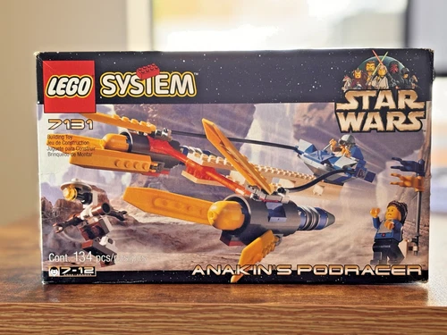 LEGO VERY RARE Star Wars: 7131 Anakin's Podracer 1999 Episode 1 Vintage Set NISB