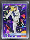 2025 Topps Cosmic Chrome Roki Sasaki RC Purple Nebula Refractor #/150 Dodgers